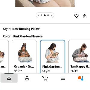 2 boppy pillow inserts and a bunch of different washable covers.